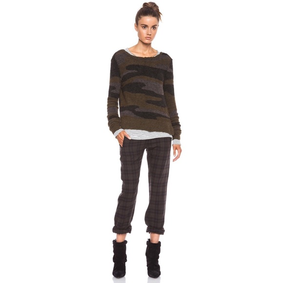 Isabel Marant Pants - Isabel Marant Etoile Velt Check Cotton Blend Pant